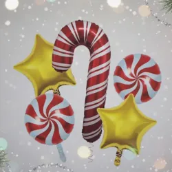 Set de globos navideño 