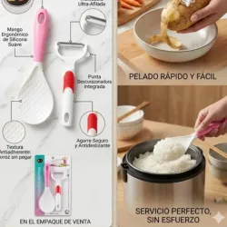 Set de pelador con espumadera