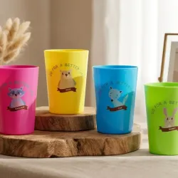 Set de vasos plásticos 