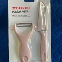 Set de cuchillos y pelador 