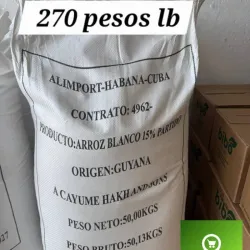 Arroz guyanes x libras
