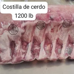 Costilla de cerdo x libras