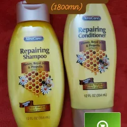 Juego de shampoo y acondicionador de miel reparacion