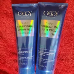 Juego de shampoo y acondicionador oggy sin sal anti frizz