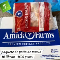 Paquete de pollo muslo 10lb