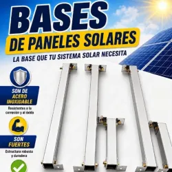 Bases de paneles solares