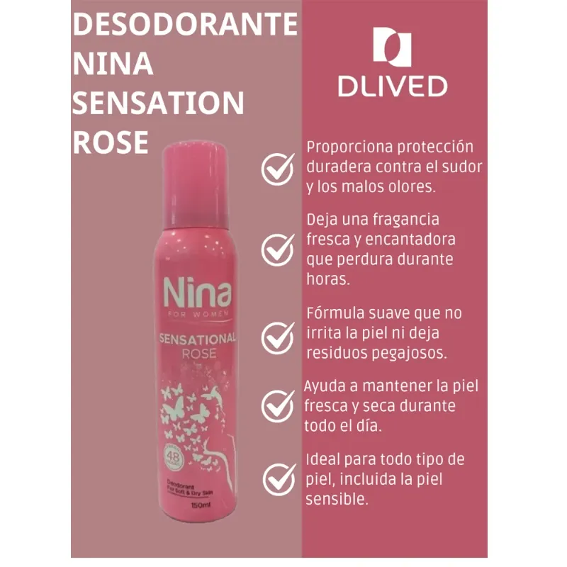 Desodorante Nina 🩷