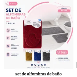 Set de alfombras de baño
