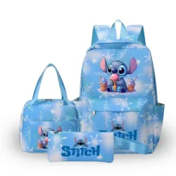 Set mochila cartuchera merendero 🔵