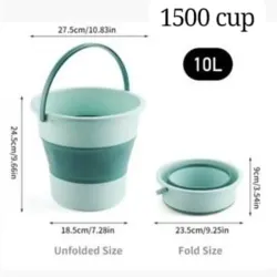 Cubos plegables de 10 Litros
