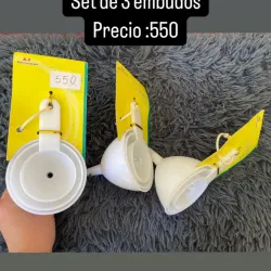 Set de 3 embudos