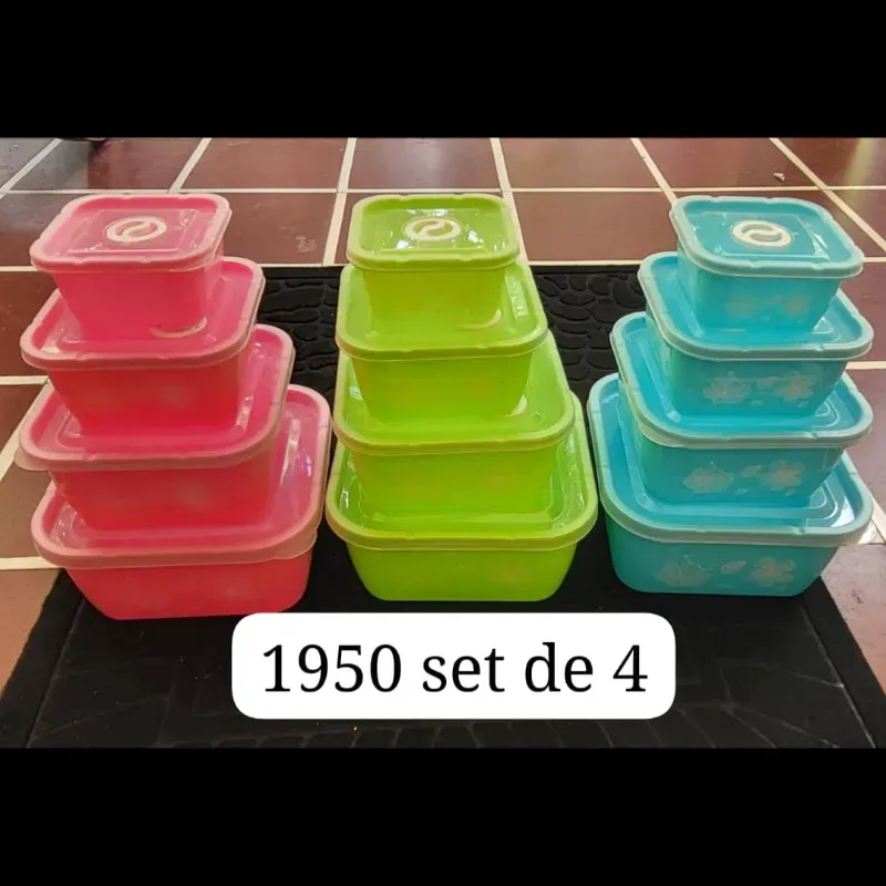 Set de 4 pozuelos 