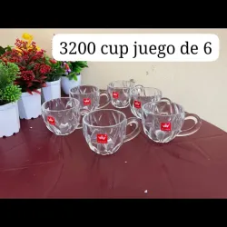 Set de 6 tasas de desayuno 