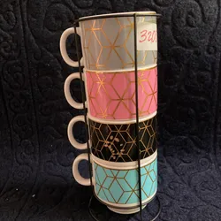 Set tasas de cafe de colores