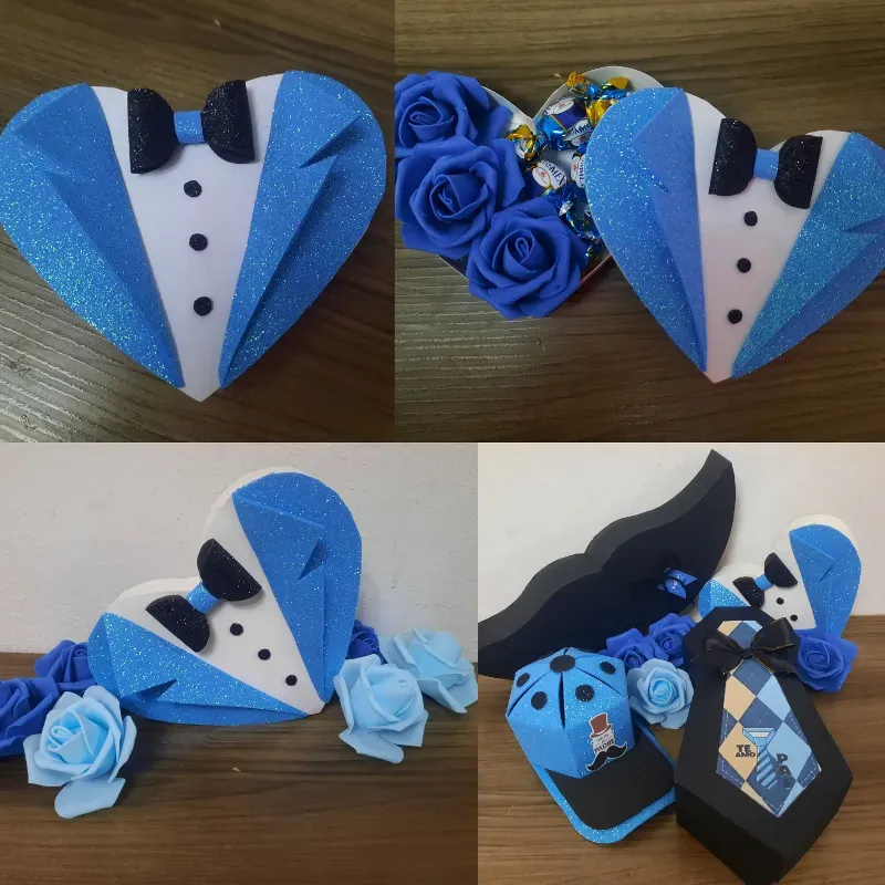 Cajita Corazón traje