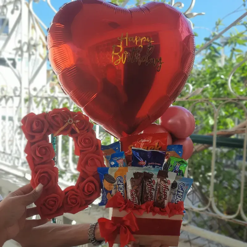 Globos y Rosas