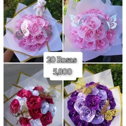 Ramo de 20 rosas eternas 