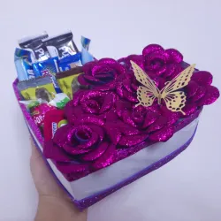 Super corazón de Rosas eternas y Chuches