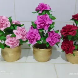 Rosas en foami