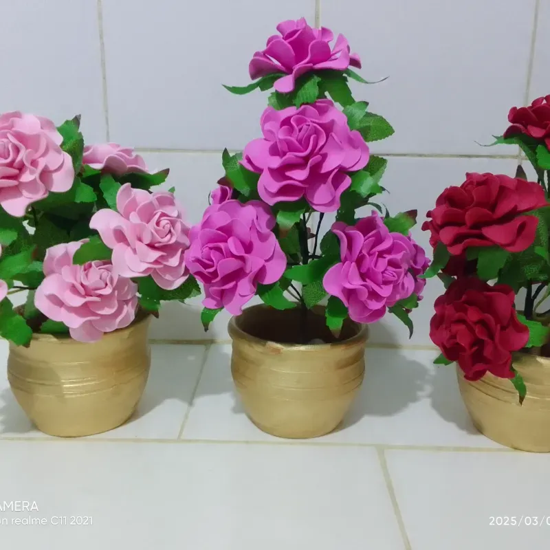 Rosas en foami