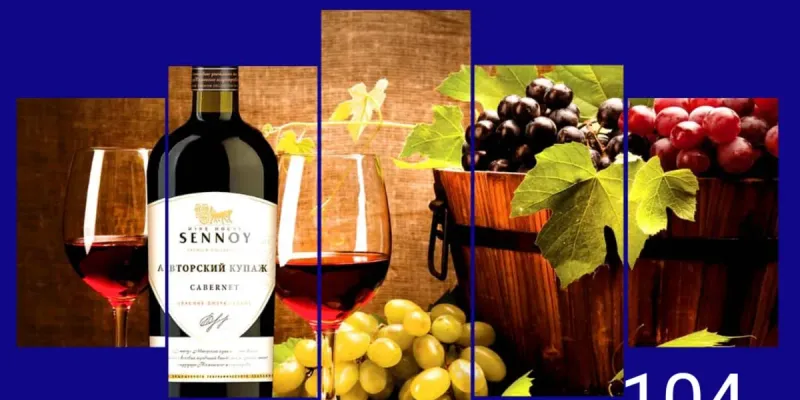 Cuadro Bodegones de Vinos 