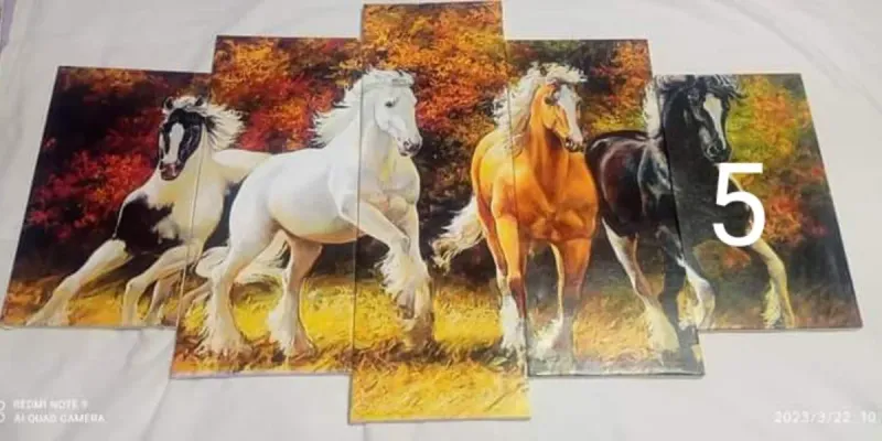 Cuadro de Caballos Salvajes 