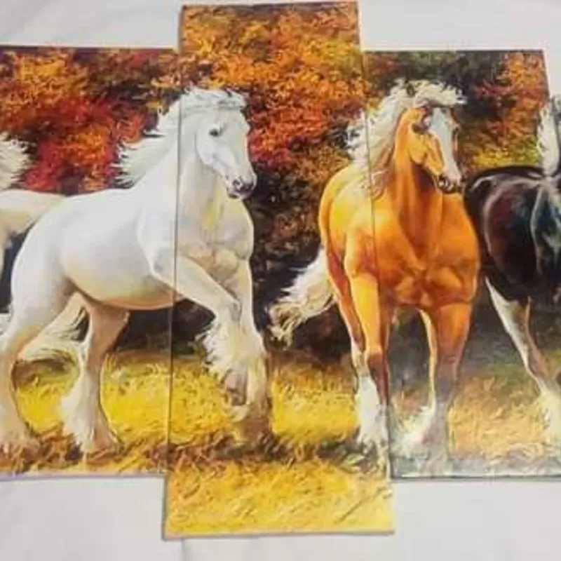 Cuadro de Caballos Salvajes 