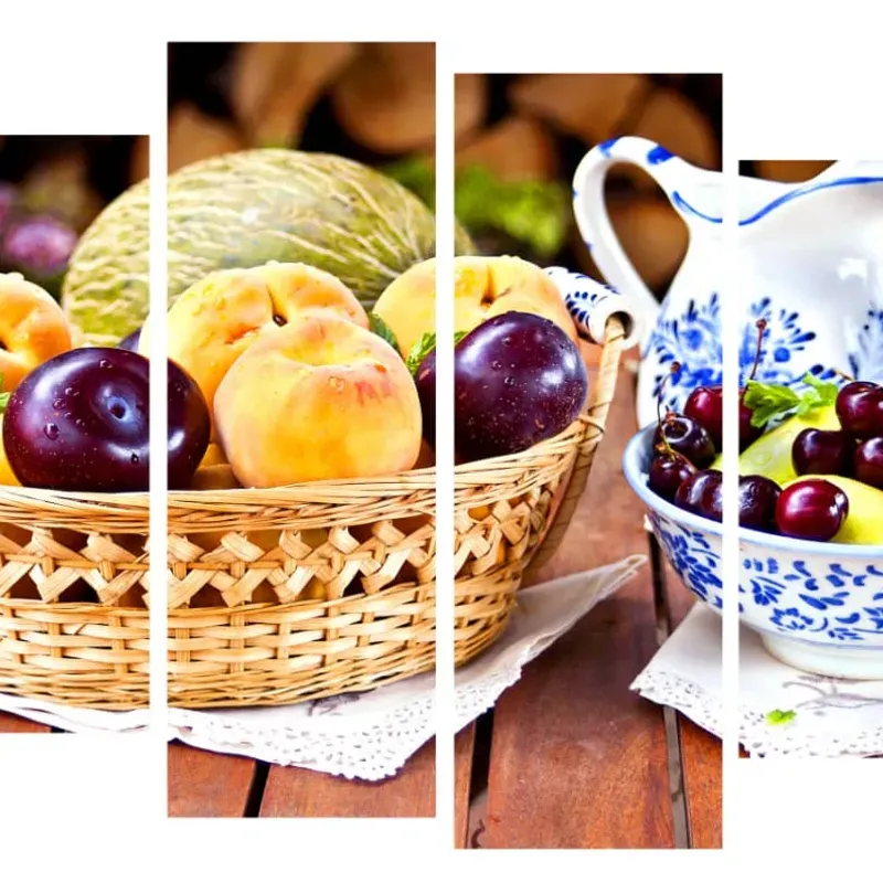 Cuadro de Cesta con Frutas 