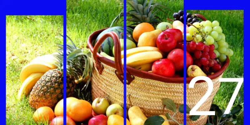 Cuadro de Cesta con Frutas 