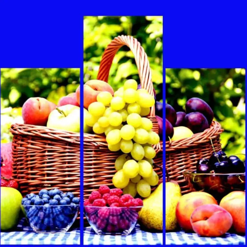 Cuadro de Cesta con Frutas 