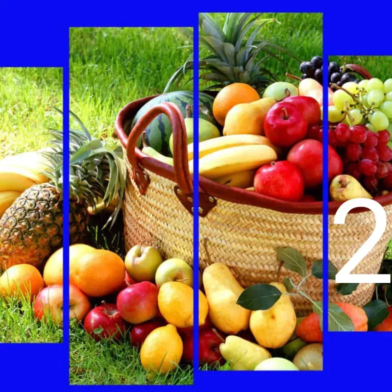 Cuadro de Cesta con Frutas 