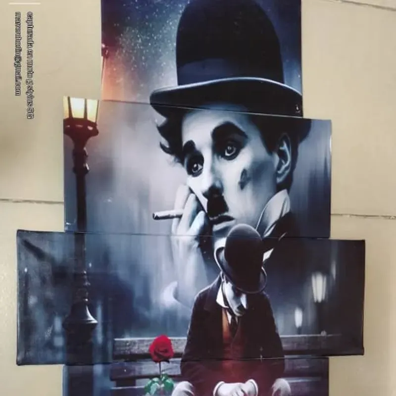 Cuadro de Charli Chaplin 