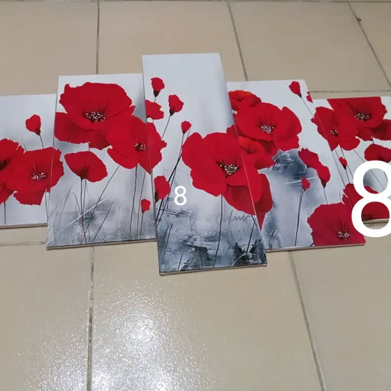 Cuadro de Flores Rojas 