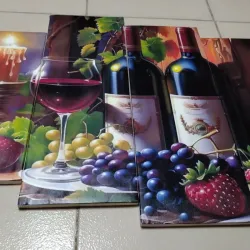 CUADRO IMPRESO EN LIENZO DE BODEGONES 