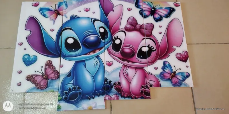 Cuadro infantil de Stitch 