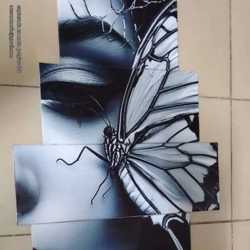 Cuadro Vertical con rostro de mujer 