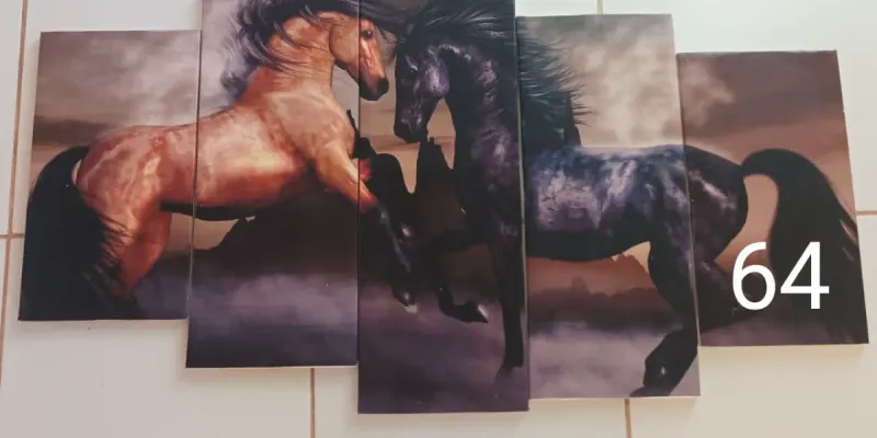Cuadros impresos en Lienzo de Caballos 
