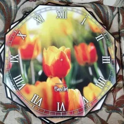 RELOJ DE PVC HEXAGONAL 