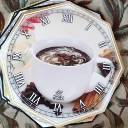 RELOJ DE PVC HEXAGONAL 