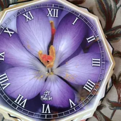 RELOJ DE PVC HEXAGONAL 