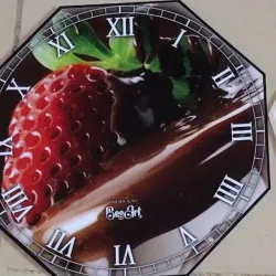 RELOJ DE PVC HEXAGONAL 