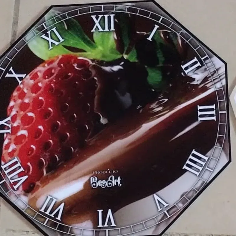 RELOJ DE PVC HEXAGONAL 