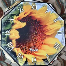 RELOJ DE PVC HEXAGONAL 