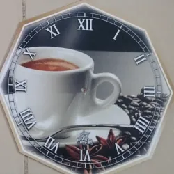 RELOJ de PVC HEXAGONAL 