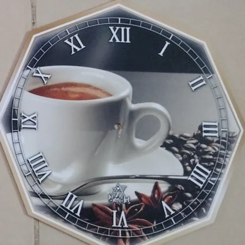 RELOJ de PVC HEXAGONAL 