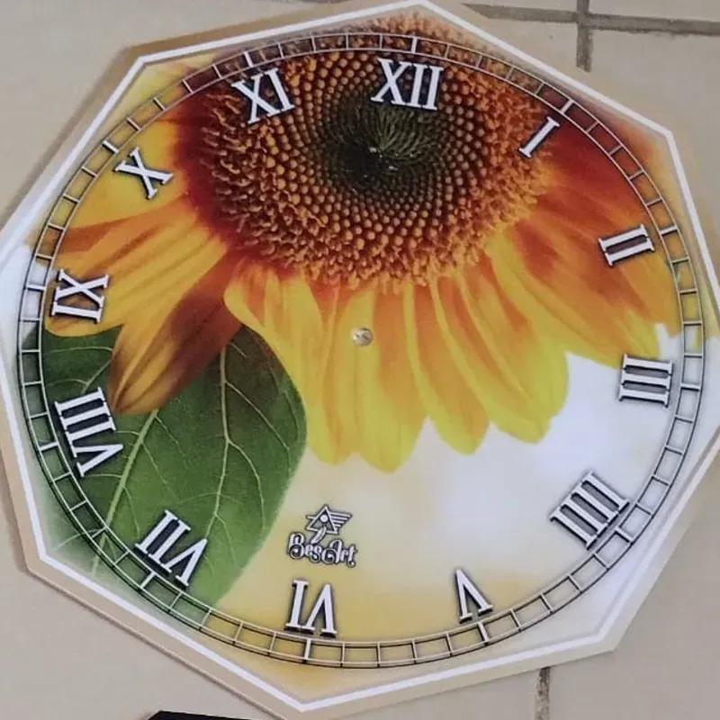 RELOJ DE PVC HEXAGONAL 
