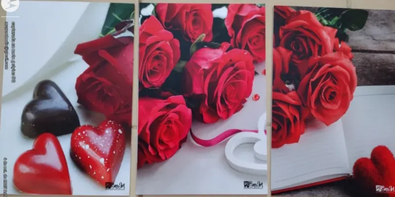 TRÍOS DE CUADROS DECORATIVOS 