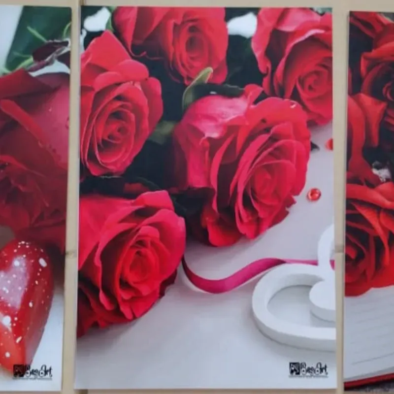 TRÍOS DE CUADROS DECORATIVOS 