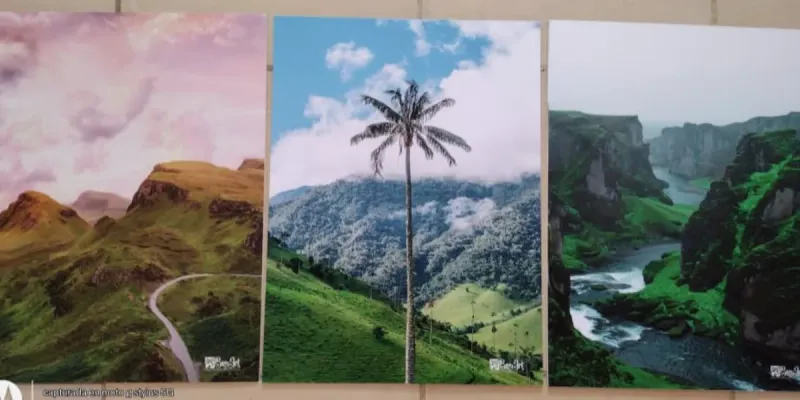 TRÍOS DE CUADROS DECORATIVOS 