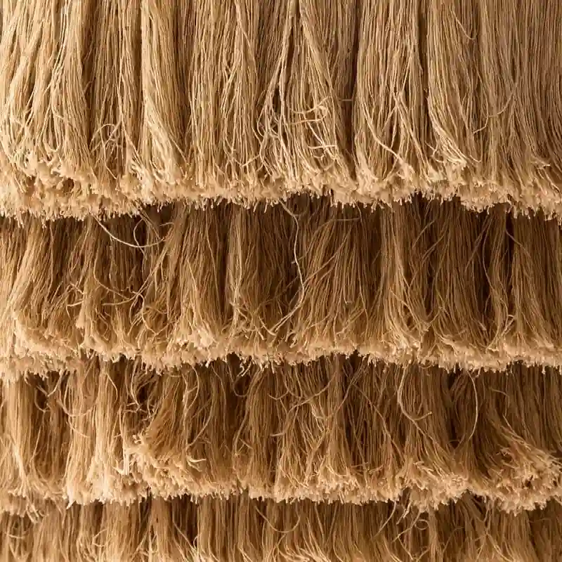 Lámpara colgante de flecos